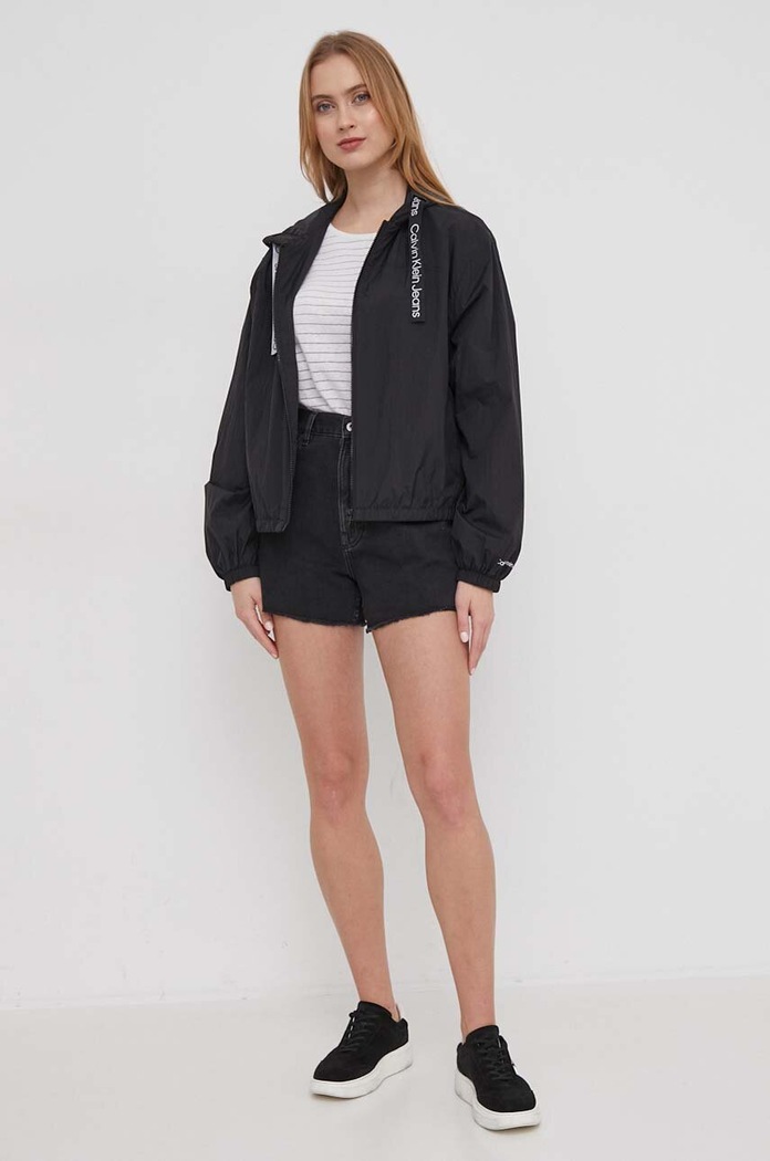 Pepe Jeans szorty jeansowe A-LINE SHORT UHW PL801112RH5 czarny SS24