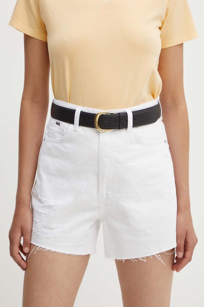 Τζιν σορτς Pepe Jeans A-LINE SHORT UHW A-LINE SHORT UHW τζιν λευκό PL801112TC1
