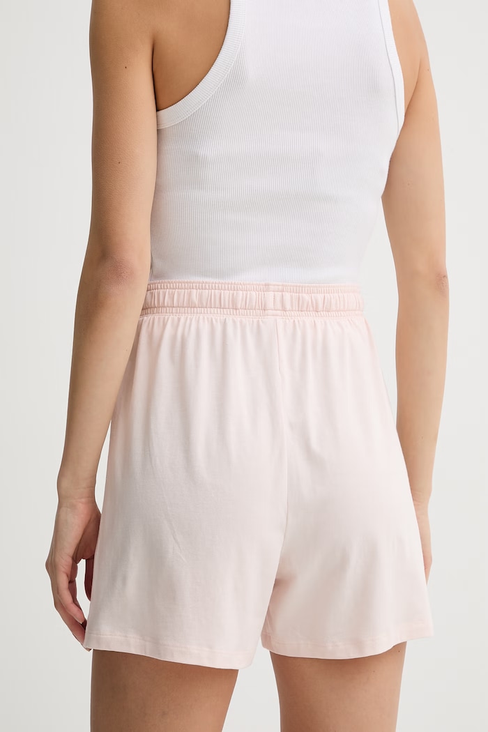 BOSS trenirka kratke hlače ženske bombažne z elastanom CI_Shorts CW 50515606 roza AA00