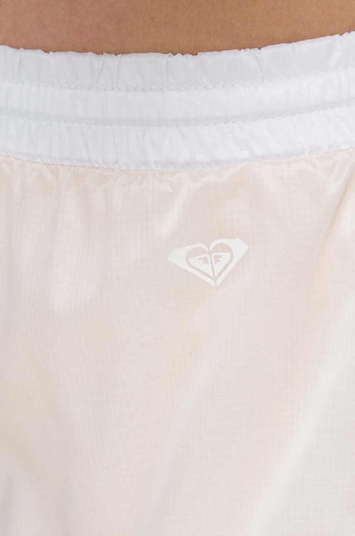 Roxy pantaloni scurți de antrenament Heart Into It alb ERJNS03502