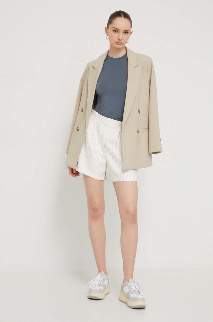 Abercrombie & Fitch pantaloni scurti KI149.4077.109 bej SS24