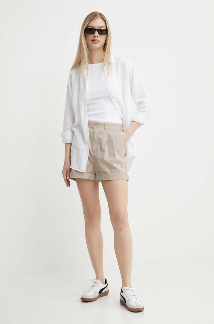 Šortky Volcom B0912300 béžová SS24