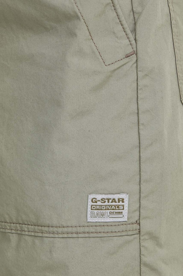 G-Star pamut rövidnadrág zöld D24405.A790