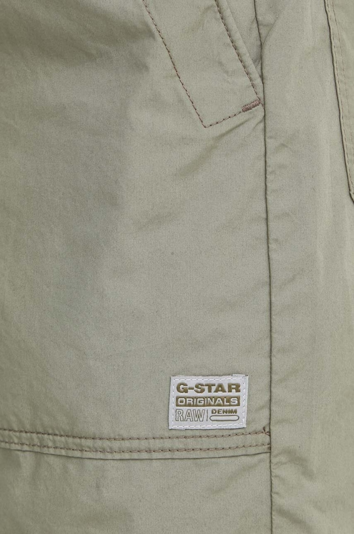 G-Star pamut rövidnadrág zöld D24405.A790