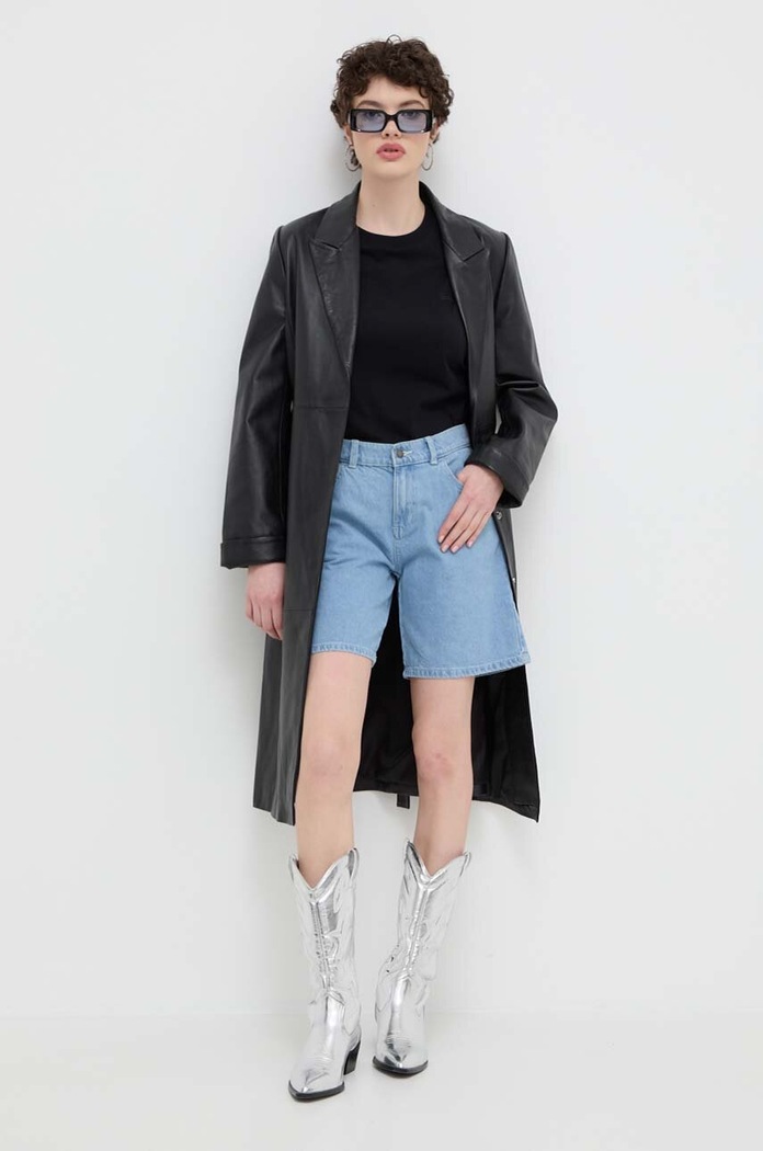 Dickies szorty jeansowe HERNDON SHORT W DK0A4YSG niebieski SS24