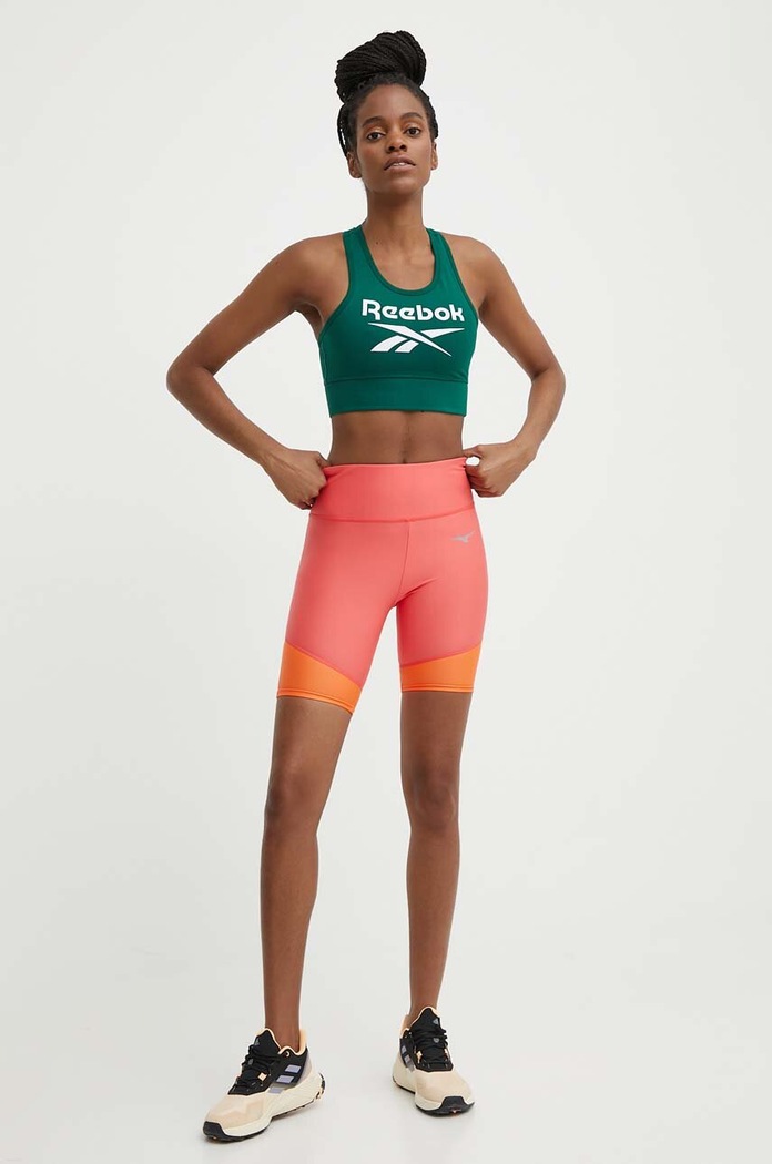 Mizuno szorty do biegania Impulse Core wzorzyste pomarańczowy J2GBB206