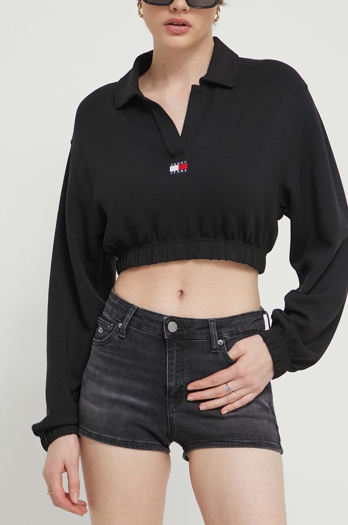 Tommy Jeans Pantaloncini di jeans nero DW0DW17649