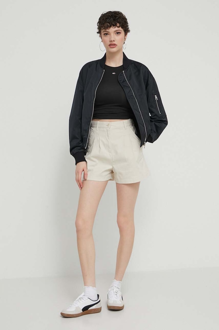 Tommy Jeans szorty DW0DW17775 beżowy SS24