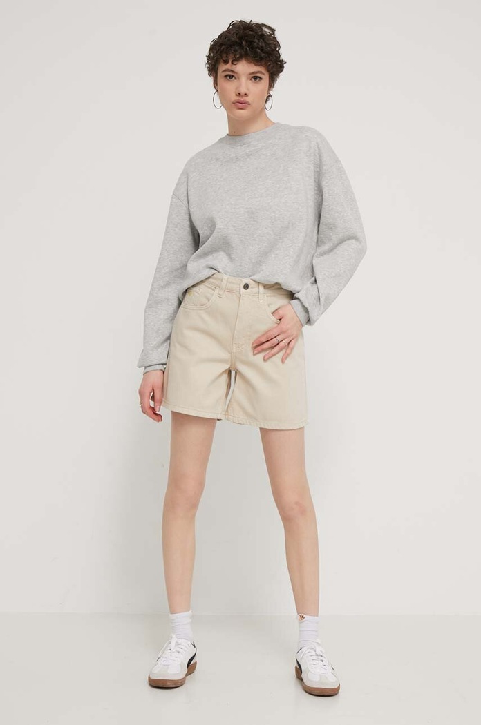 Bavlněné šortky Desigual SURY 24SWDD54 béžová SS24