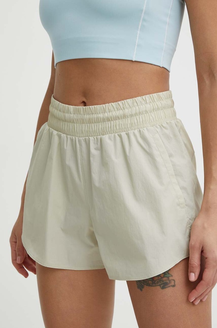 Kratke hlače za trening Under Armour Flex bez uzorka bež 1383622