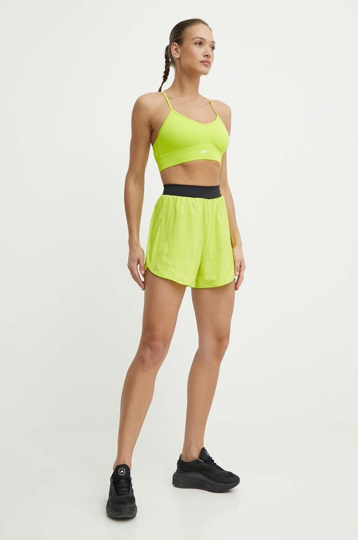 Reebok szorty treningowe Lux 100076090 zielony SS24