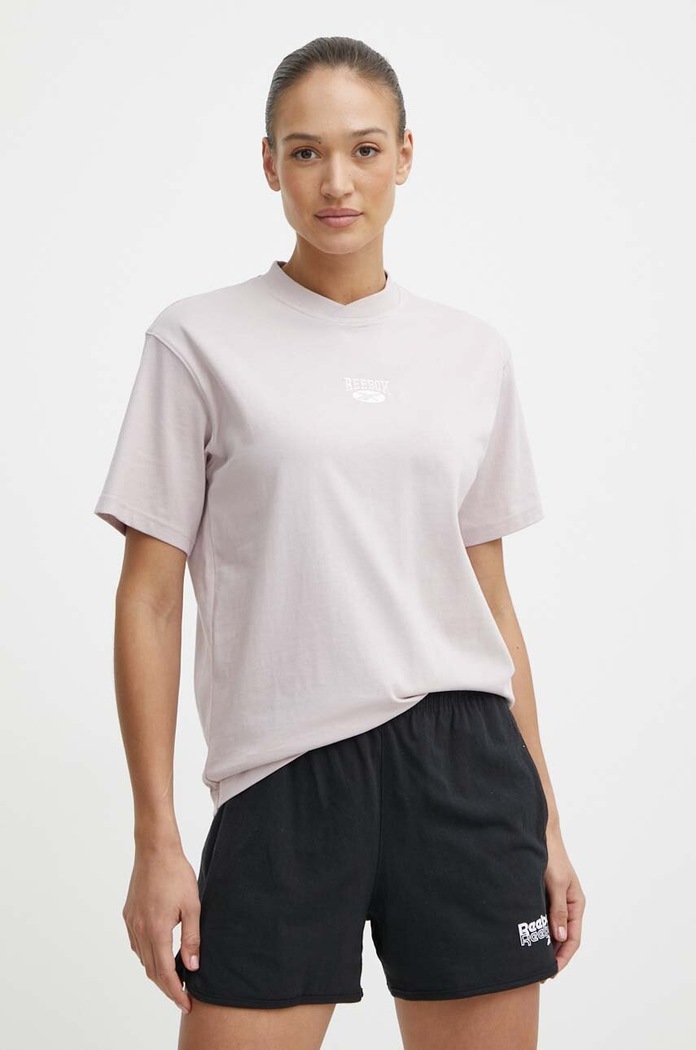 Pamučne kratke hlače Reebok crna 100075406