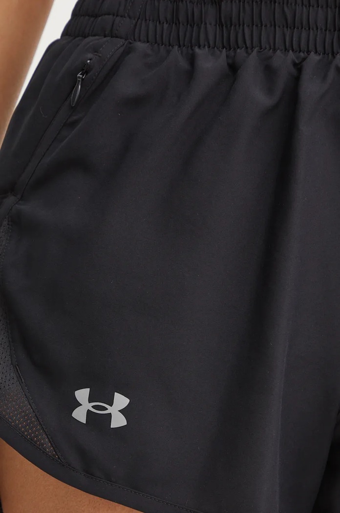 Under Armour pantaloni scurți sport pentru femei Fly By 1382438 negru