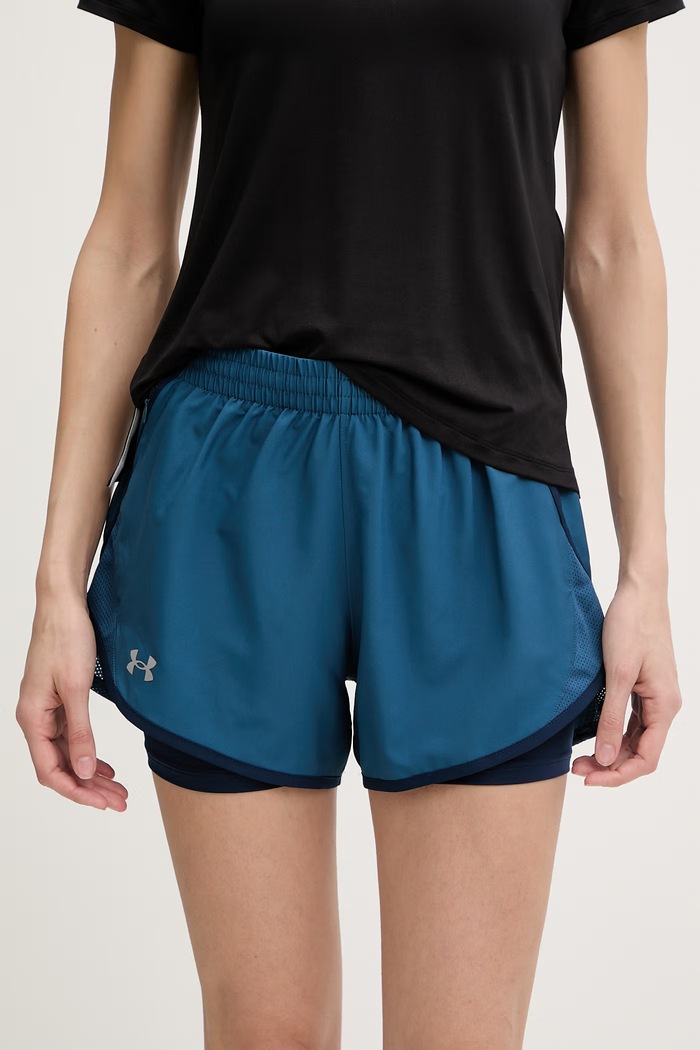 Under Armour športové šortky dámske Fly By tmavomodrá 1382440