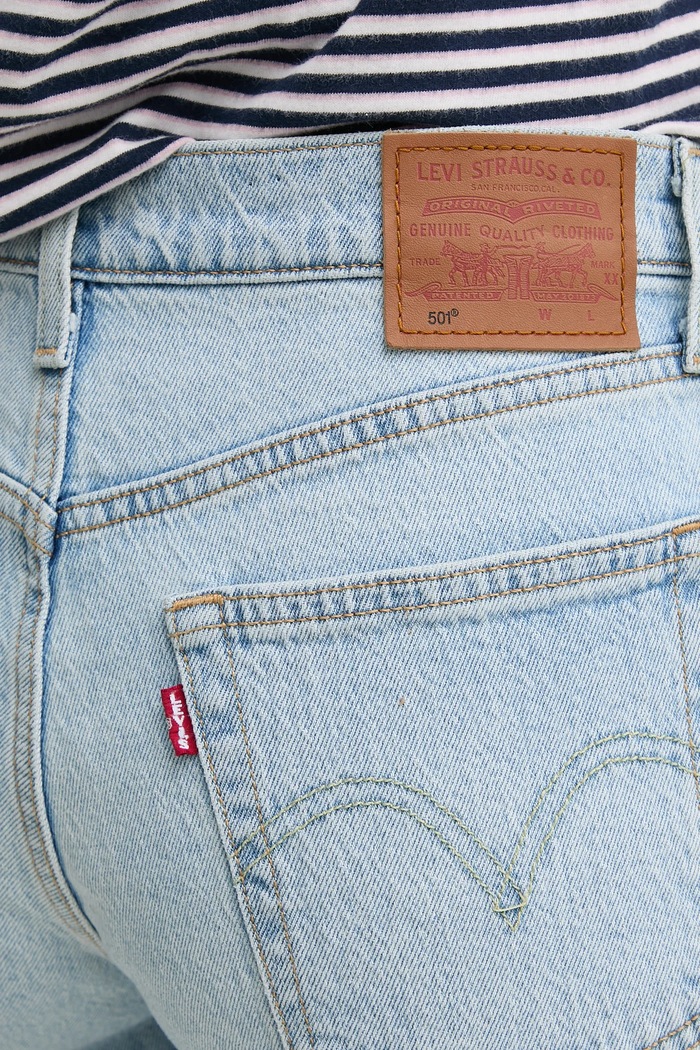 Rifľové krátke nohavice Levi's modrá 29961