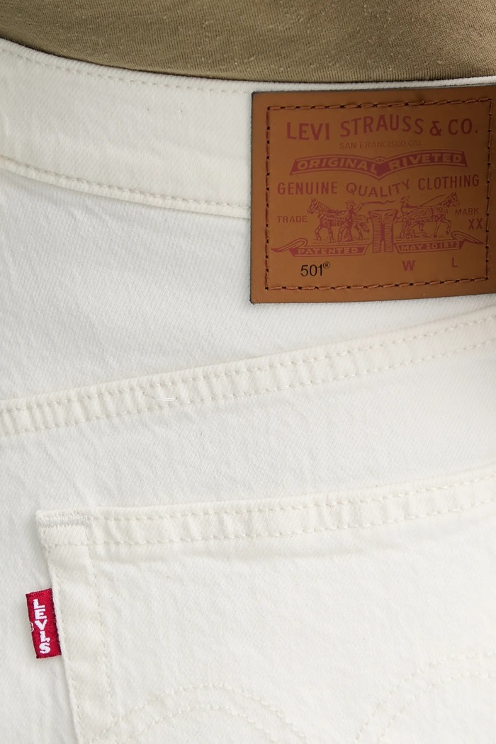 Rifľové krátke nohavice Levi's béžová 56327