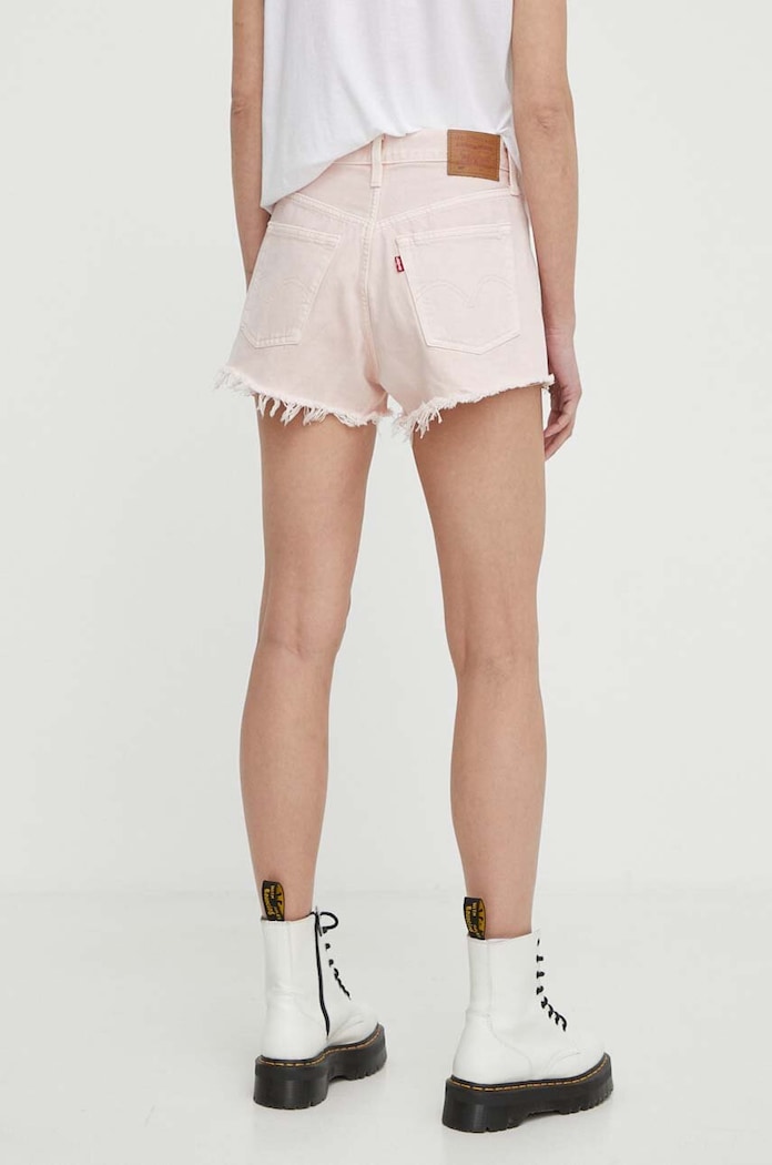 Îmbrăcăminte Levi's pantaloni scurti jeans 56327 roz
