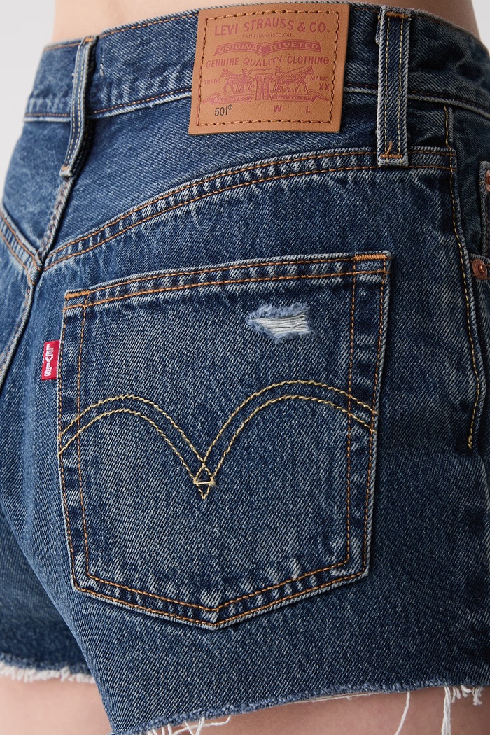 Levi's kratke hlače za žene traper plava 56327