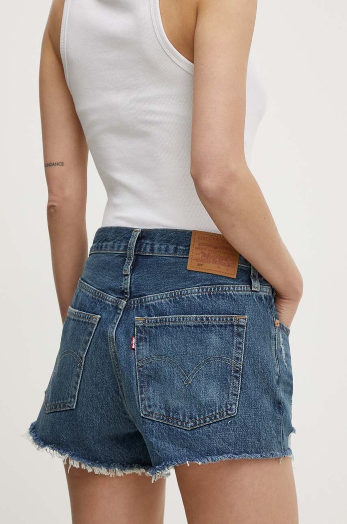 Ruházat Levi's rövidnadrág női farmer 501® ORIGINAL 56327 kék