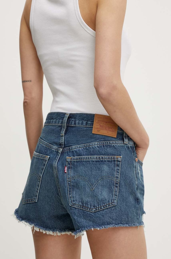 Ruházat Levi's rövidnadrág női farmer 501® ORIGINAL 56327 kék