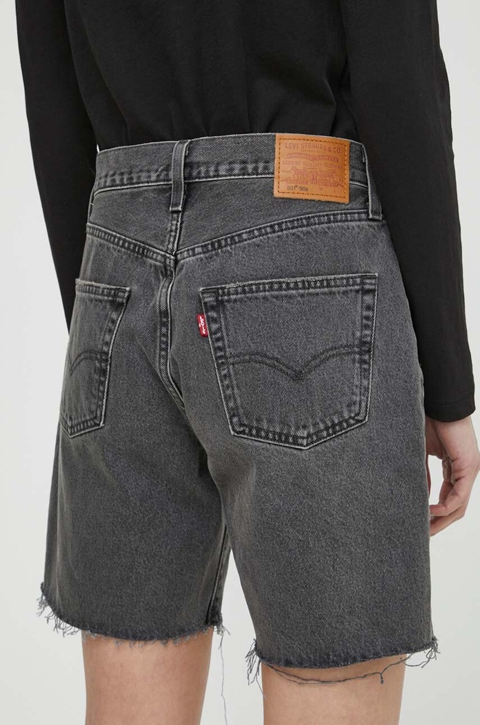 Îmbrăcăminte Levi's pantaloni scurti jeans A1962 gri