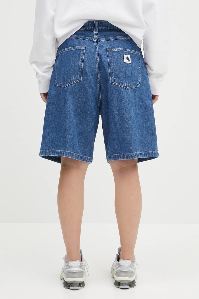 Дрехи Дънков къс панталон Carhartt WIP W' Alta Short I033345.106 син