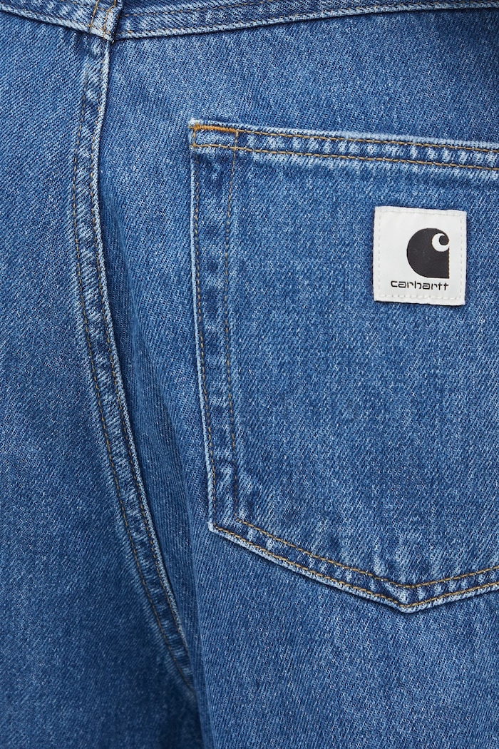 Дънков къс панталон Carhartt WIP W' Alta Short син I033345.106