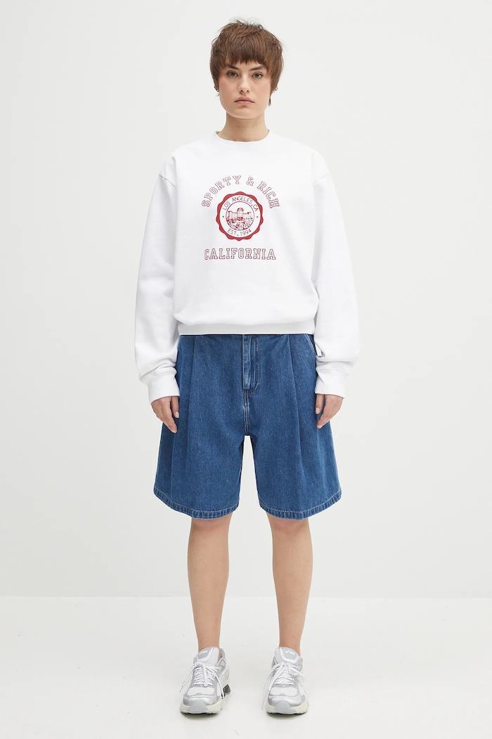 Дънков къс панталон Carhartt WIP W' Alta Short I033345.106 син