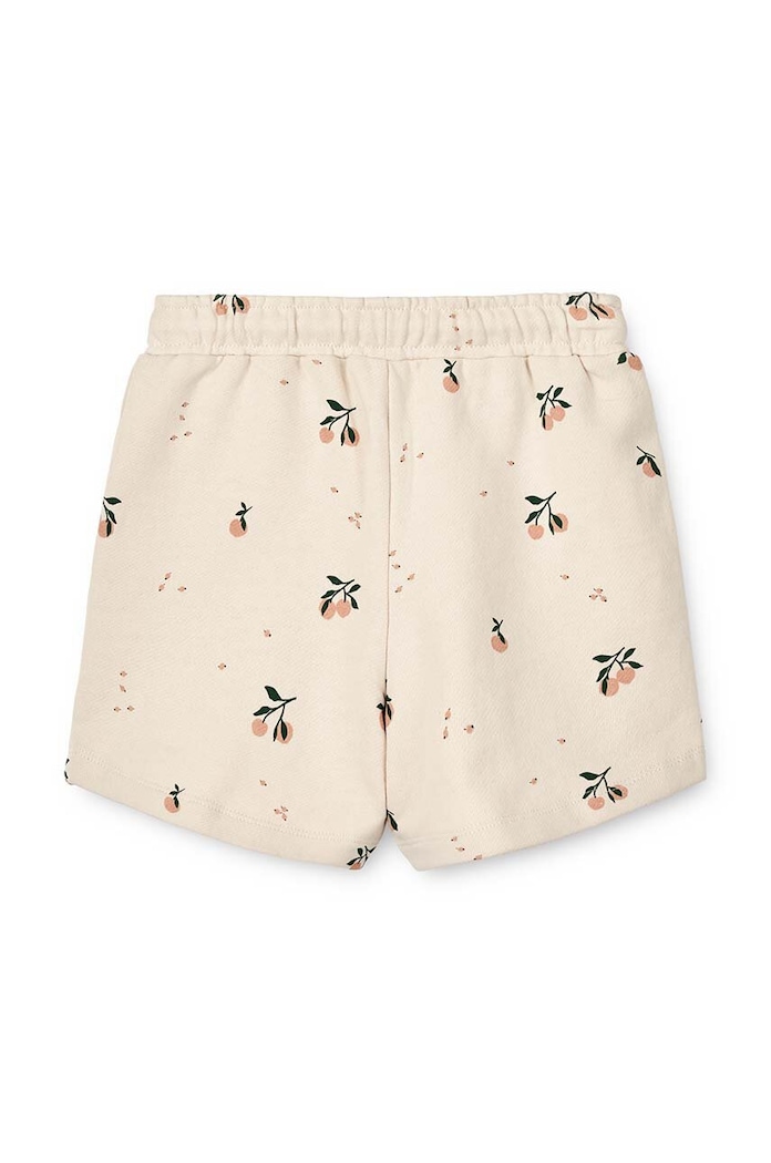 Dziewczynka Liewood szorty bawełniane dziecięce Gram Printed Sweatshorts LW17097 różowy