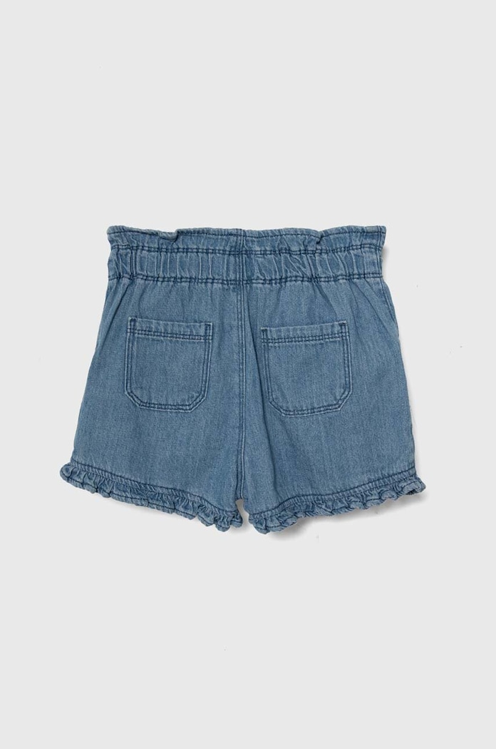 Детски дънков къс панталон United Colors of Benetton 4AD6G901N.P.Seasonal син SS24