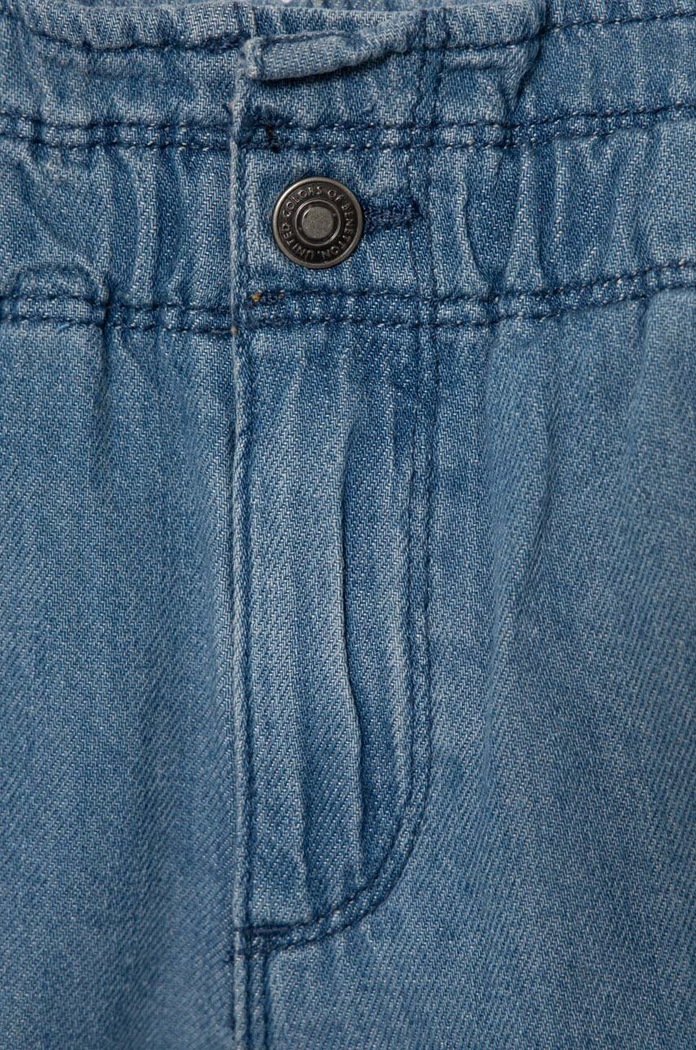 Момиче Детски дънков къс панталон United Colors of Benetton 4AD6G901N.P.Seasonal син