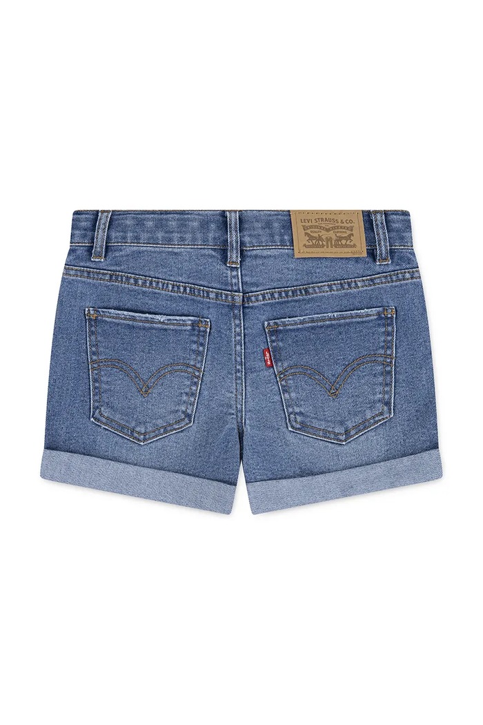 Detské rifľové krátke nohavice Levi's 3EH272 modrá SS26