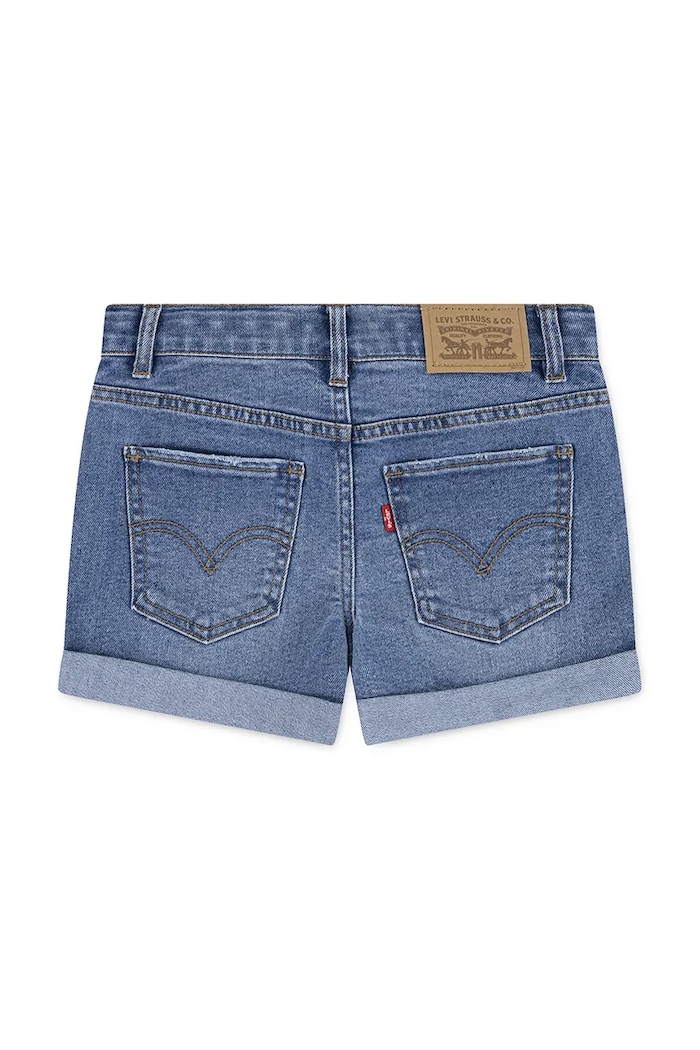 Detské rifľové krátke nohavice Levi's 3EH272 modrá SS26