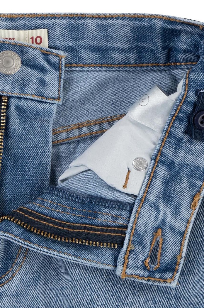 Levi's szorty jeansowe dziecięce 3EK075 niebieski