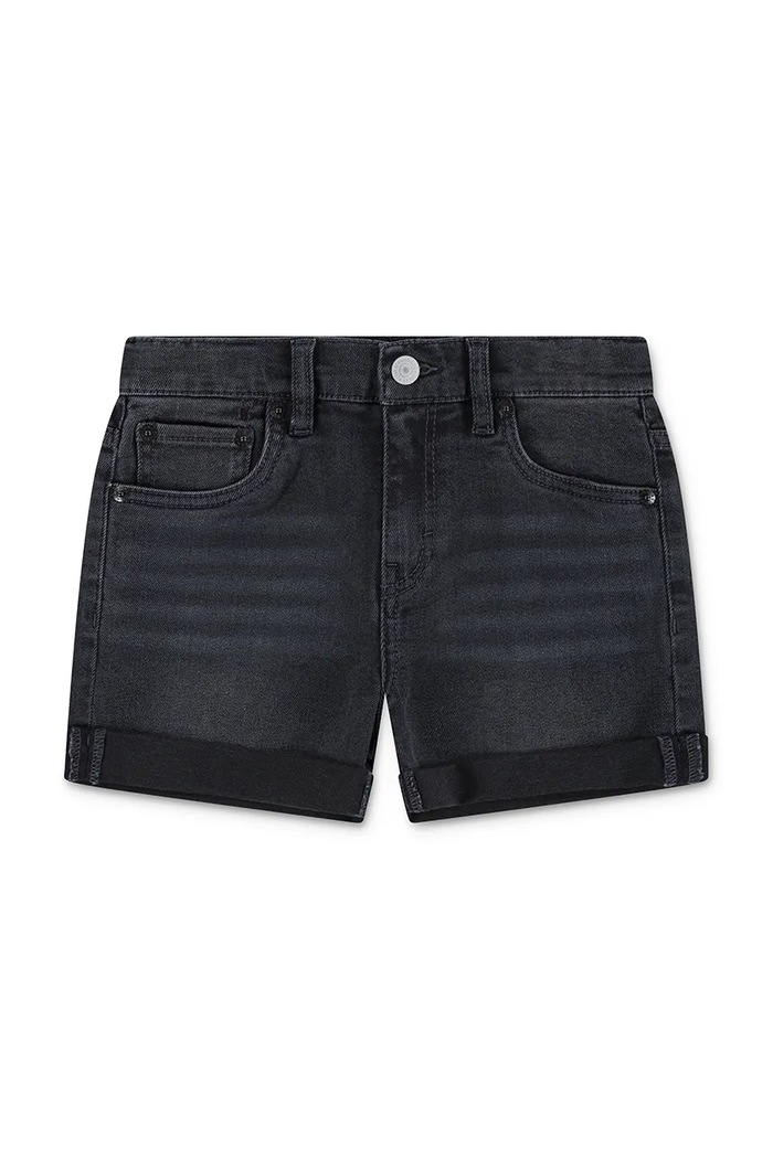Detské rifľové krátke nohavice Levi's 4EH272 čierna SS26