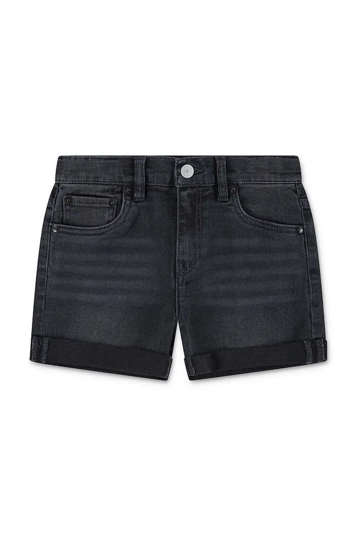 Detské rifľové krátke nohavice Levi's 4EH272 čierna SS26