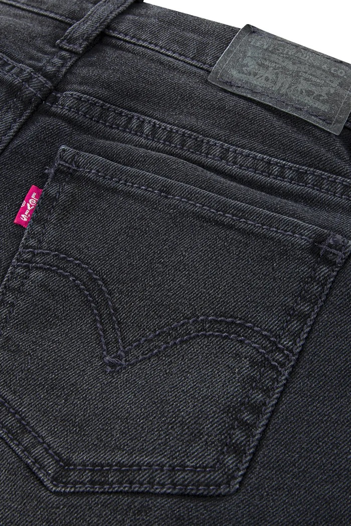 Detské rifľové krátke nohavice Levi's 4EH272 čierna