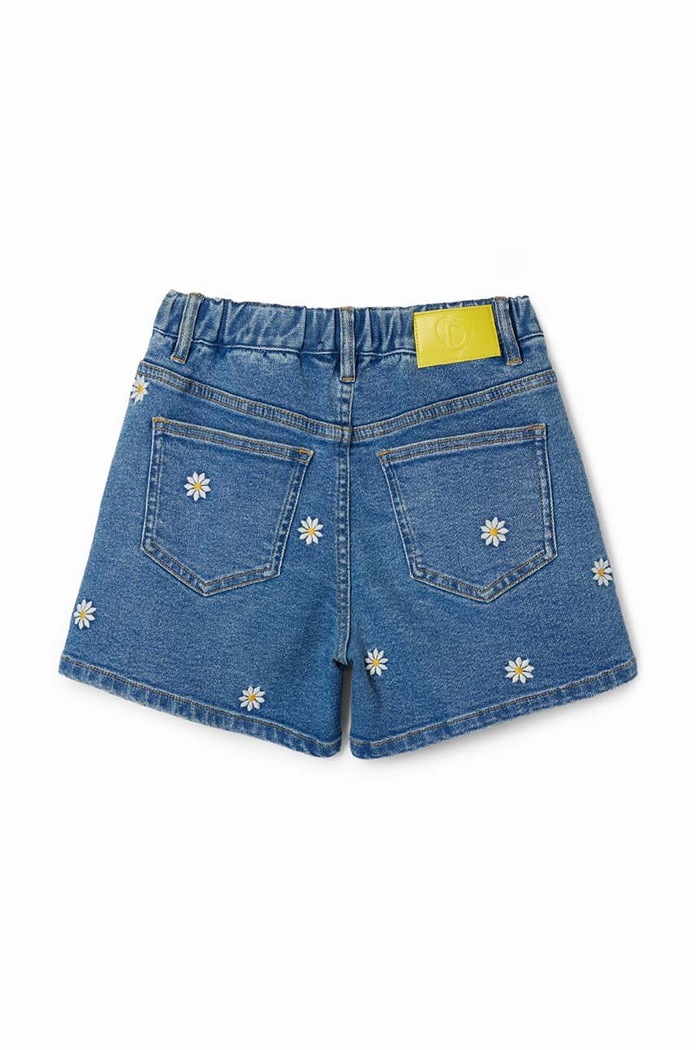 Fete Desigual pantaloni scurti copii 24SGDD05 albastru