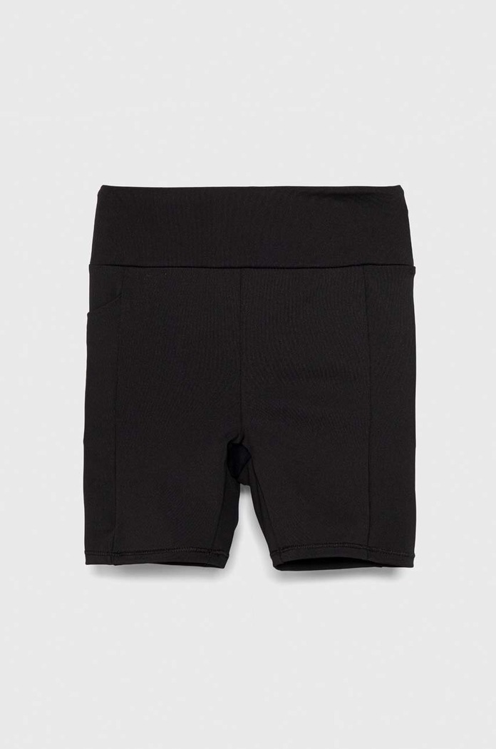 The North Face gyerek rövidnadrág NEVER STOP BIKE SHORT elasztánnal fekete NF0A86Y0