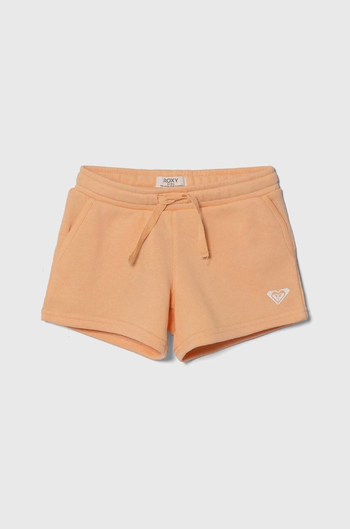 Otroške kratke hlače Roxy SURF FEELINGSHT Pletenina oranžna ERGFB03310