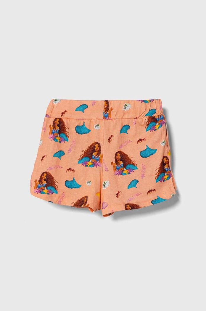 Detské bavlnené šortky zippy 3105981303 oranžová SS24