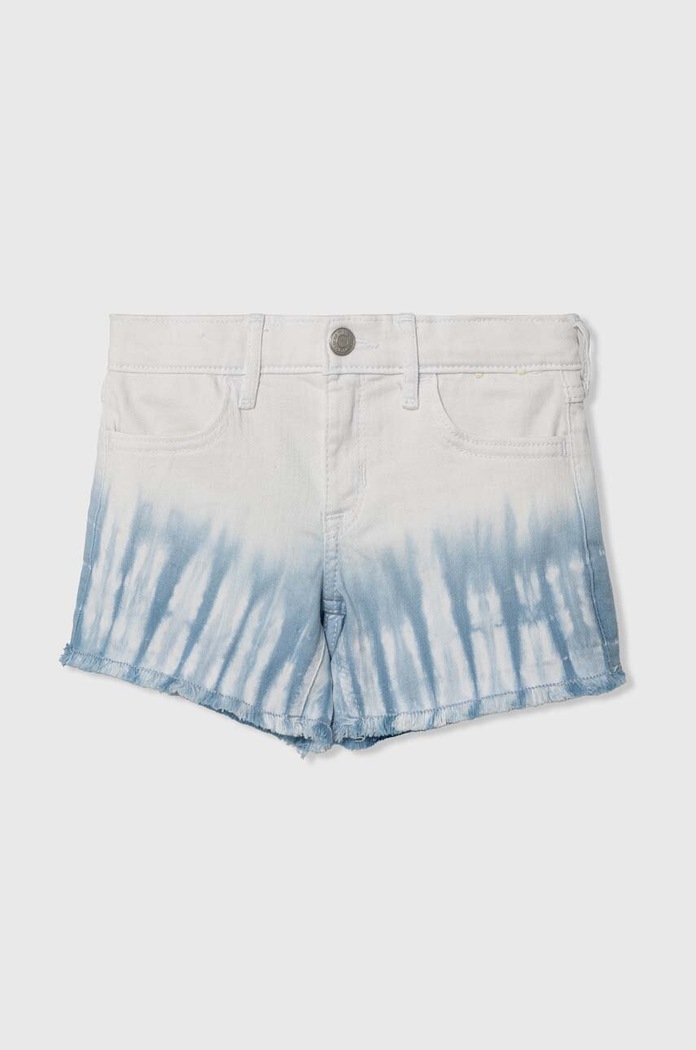 Detské rifľové krátke nohavice Abercrombie & Fitch rifľovina modrá KI249.4127