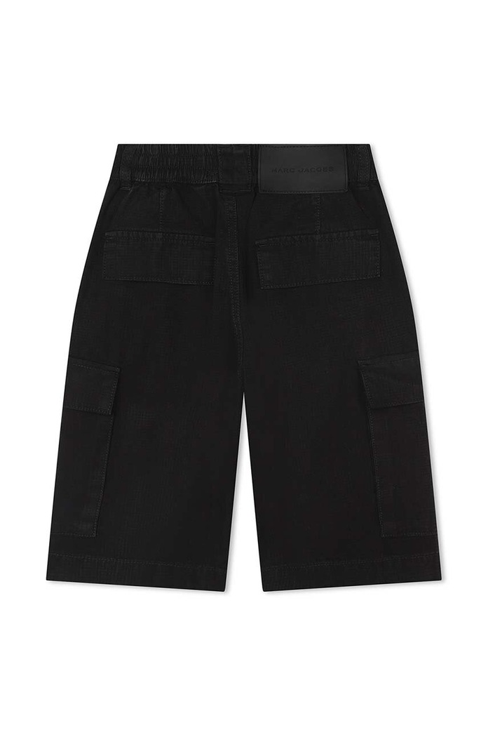 Detské bavlnené šortky Marc Jacobs W60164. čierna SS24