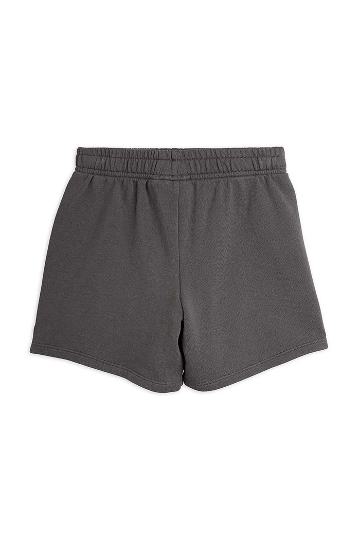Dětské bavlněné šortky Mini Rodini Jogging 2423015897 šedá SS24