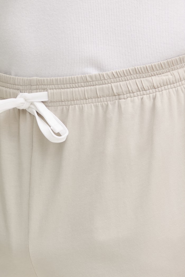BOSS pantaloni scurți de loungewear bărbați bumbac cu elastan Mix&Match Short CW bej 50515314