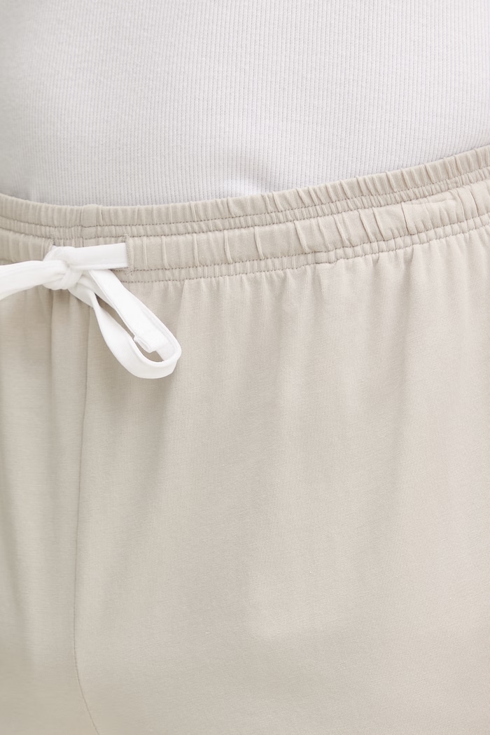 BOSS pantaloni scurți de loungewear bărbați bumbac cu elastan Mix&Match Short CW bej 50515314