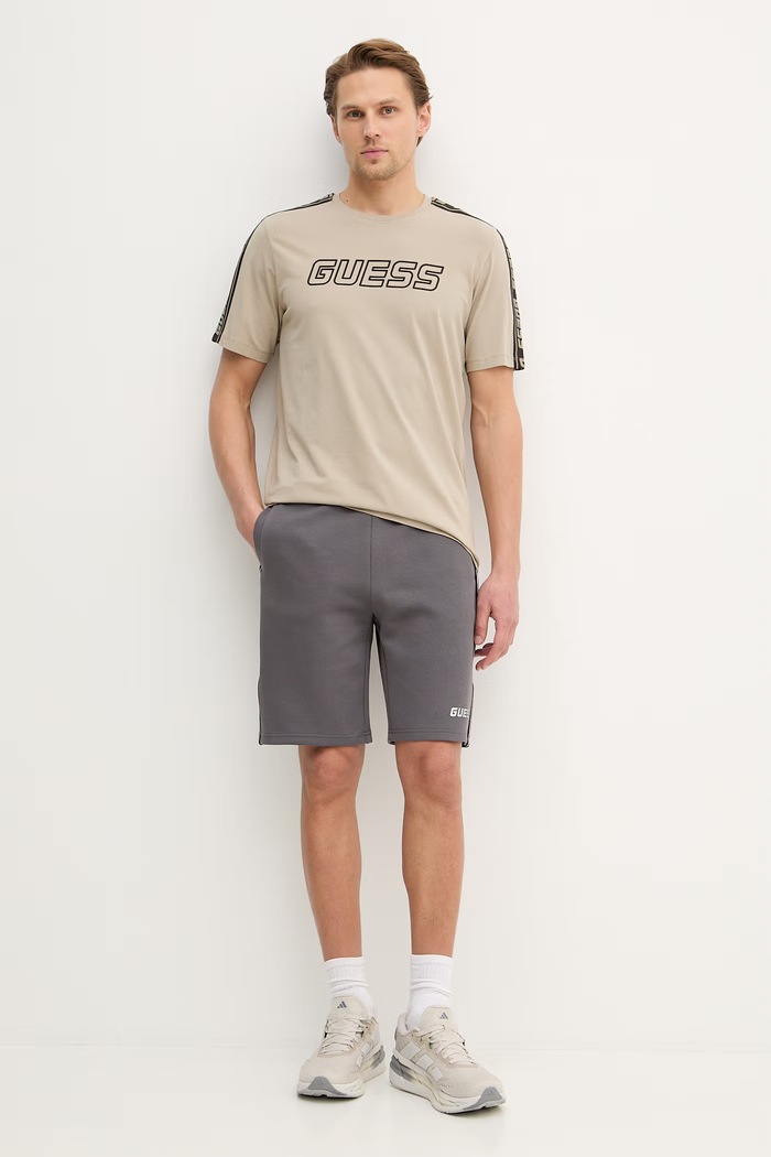 Guess pantaloni scurti Z4RD04.KB3P2 gri SS26