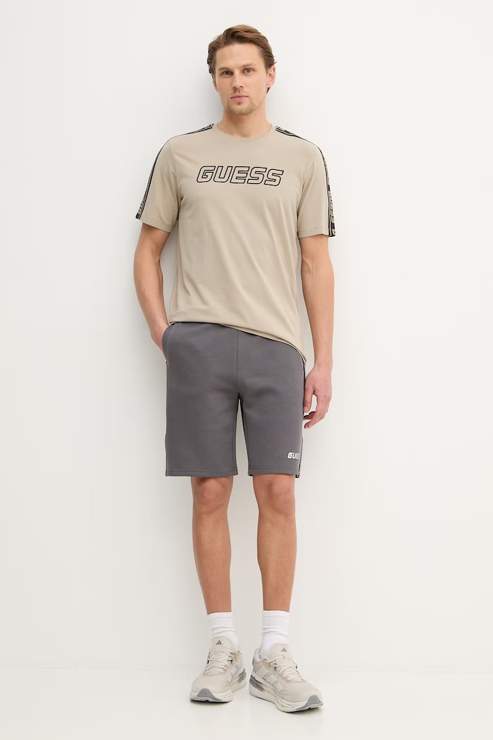 Guess pantaloni scurti Z4RD04.KB3P2 gri SS26
