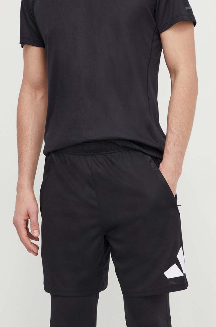 Tréningové šortky adidas Performance Training Essentials pletenina čierna IB8121