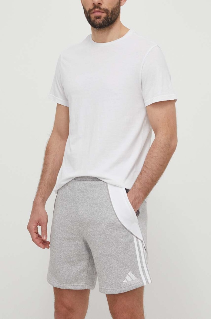 Tréningové šortky adidas Performance Tiro 24 melanž sivá IR9308